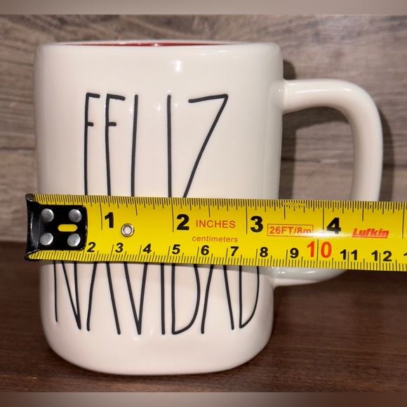 Super Cute FELIZ NAVIDAD Mug Coffee Cup by Rae Dunn by Magenta - NEW - Picture 9 of 9